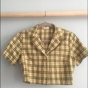 Brandy Melville plaid top